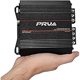 PRV Audio MDX1200.2 1 Ohm Mini 2 Channel Car Audio Amplifier 2X 600 Watts RMS at 1 Ohm - Bridged 1CH 1200 Watt at 2 Ohm for Powersports, Motorcycles, ATV, for High Power Stereo Speaker Systems