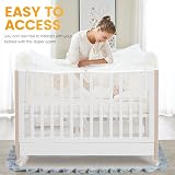 Orzbow Universal Mosquito Net for Cot Bed Large with Zippers White view 4