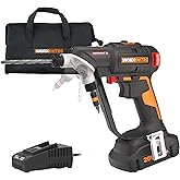 Worx Nitro 20V SwitchDriver 2.0 - 2-in-1 Brushless Cordless Drill Driver With Rotatable Dual 1/4" Chucks, Compact Design, Dig