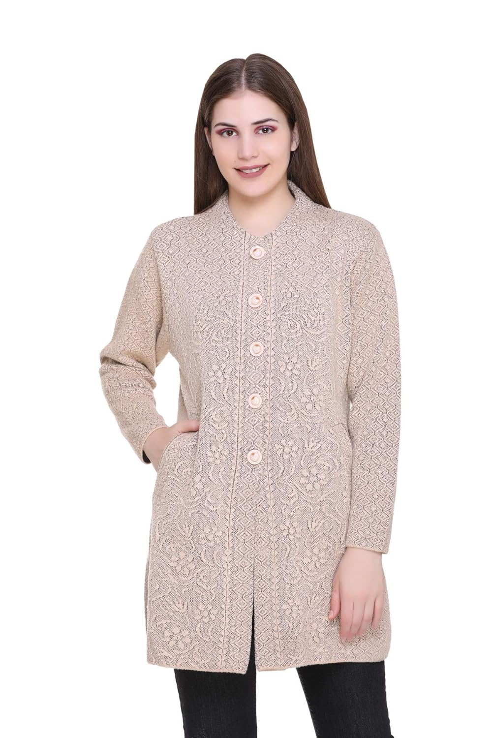 zoravie women's winter woolen coat