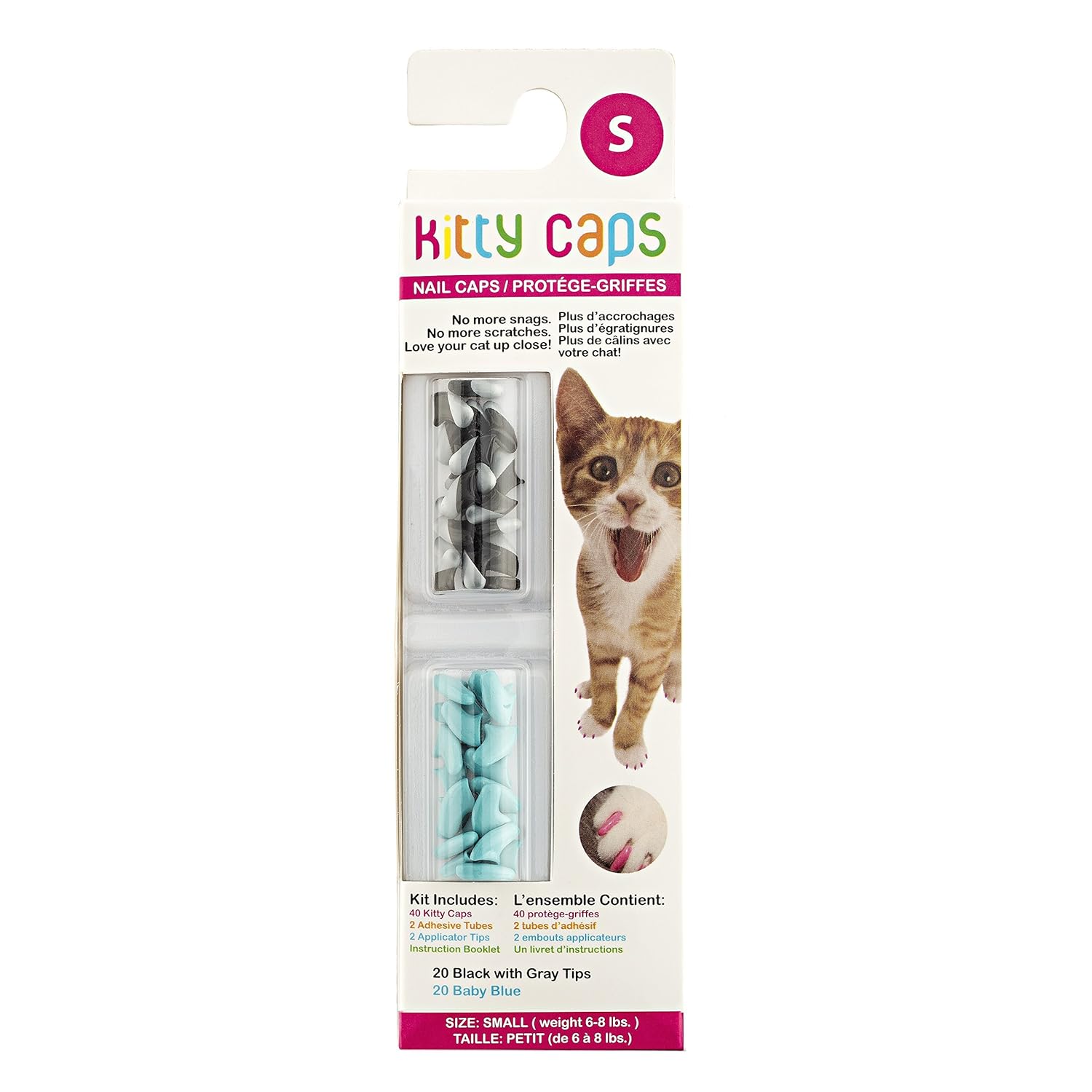 Amazoncom Kitty Caps Kitty Caps Nail Caps For Cats Safe