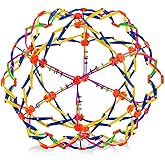 4E's Novelty Expandable Breathing Ball Sphere - Breathing Visual, Fidget Toys Expands from 6 to 12" Expanding Sphere for Kids