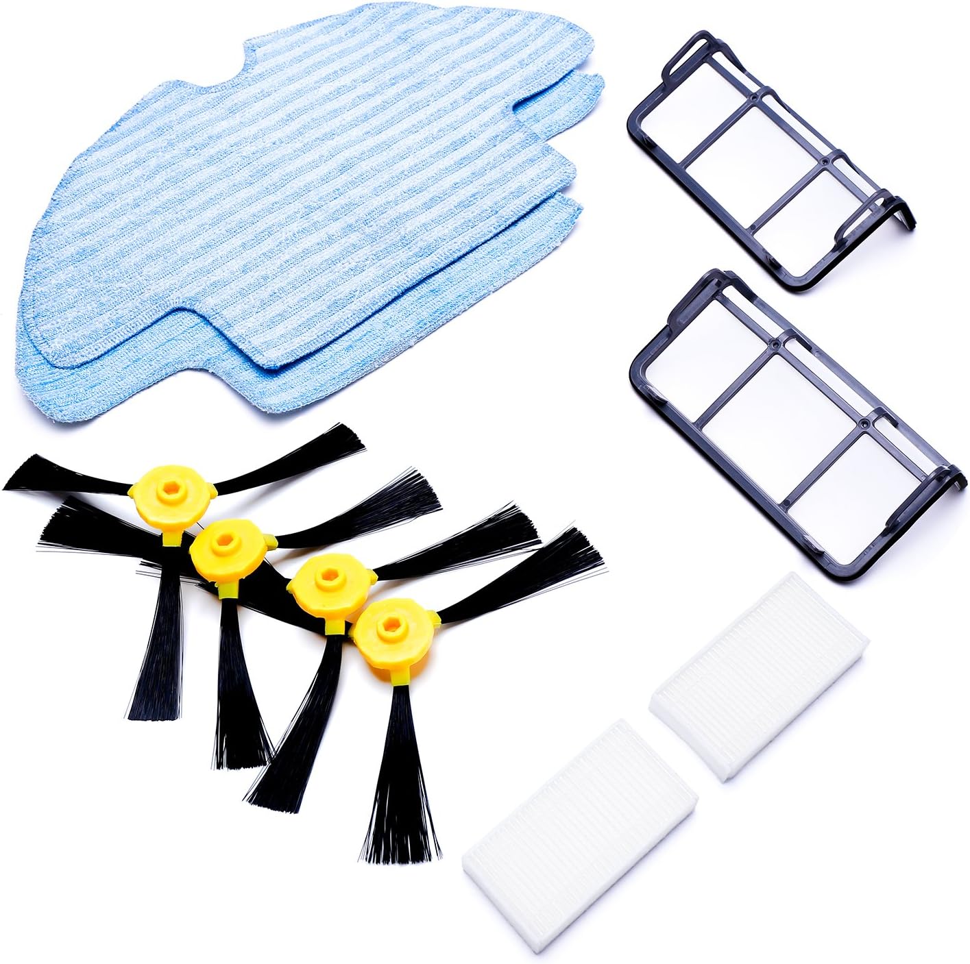 Eventer Smart Robot Vacuum Cleaner, Automatic Self-Charge HEPA Filter for Low-Pile Carpet and Hard Surface/Black (UR-7000S)