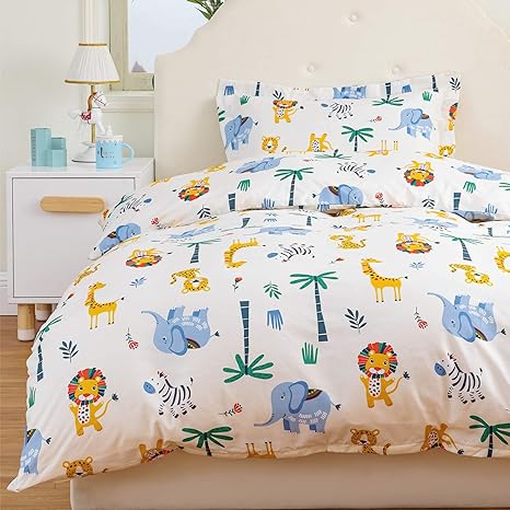 animal cot bed duvet cover