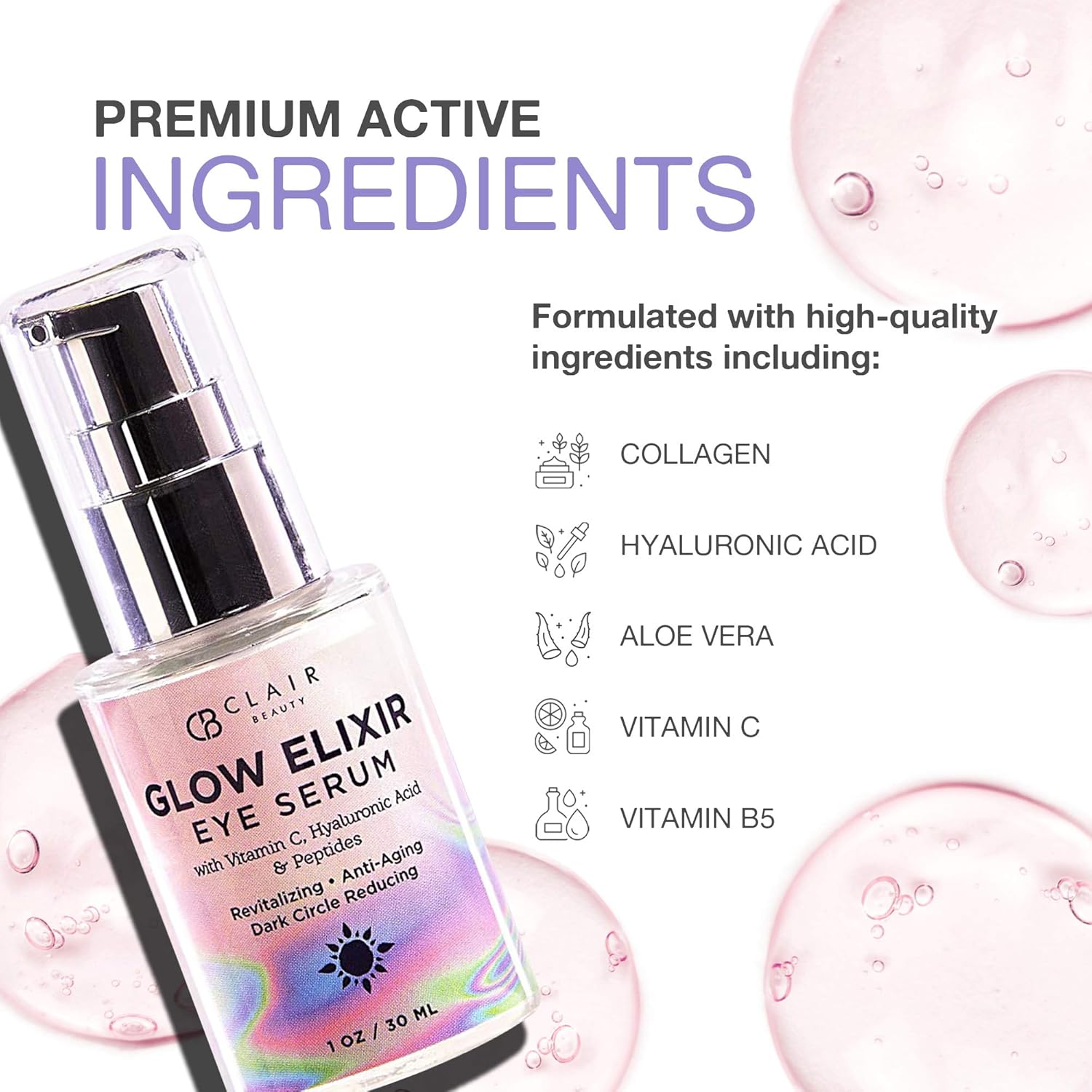 clair glow elixir eye serum