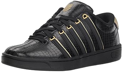 black and gold k swiss