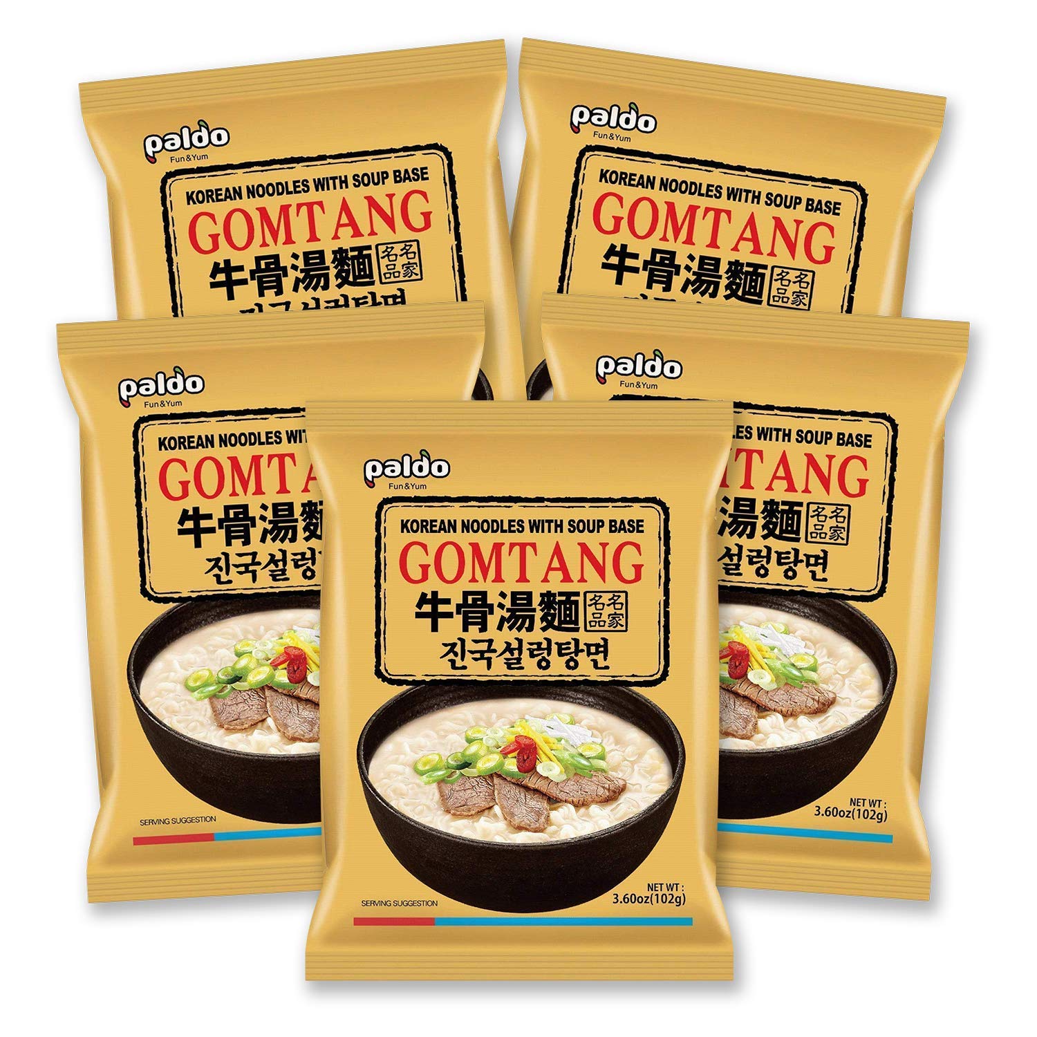 PALDO FUN \u0026 YUM Gomtang Ramen 20-Pack 