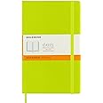 Moleskine Classic Notebook, Soft Cover, Large (5" x 8.25") Ruled/Lined, Lemon Green, 192 Pages