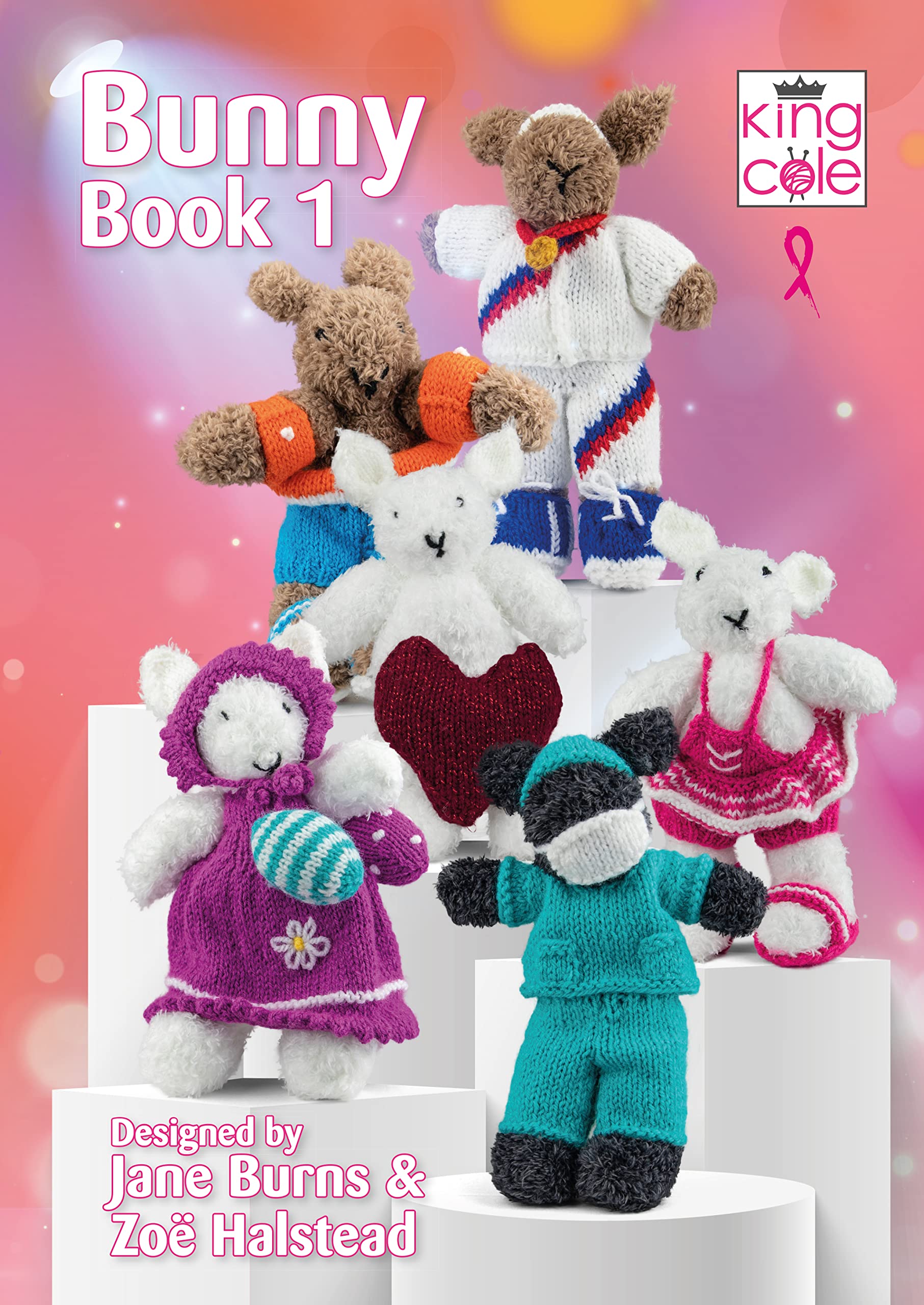 King Cole Knitting Pattern Book - Bunny Book 1