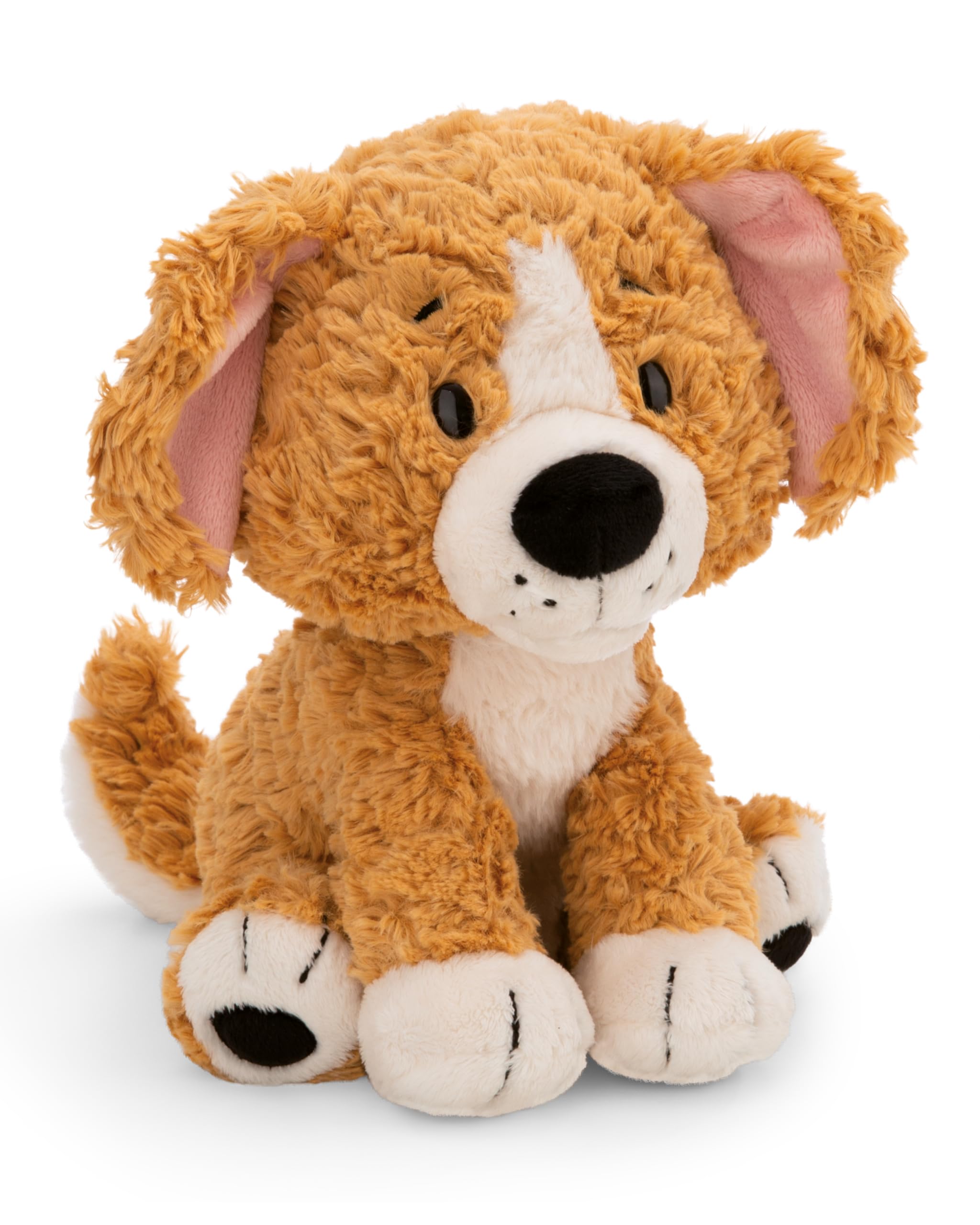 NICI Kuscheltier Hund 25cm - braun - Weiches Plüschtier – niedliches Stofftier zum Kuscheln & Spielen – tolle Geschenkidee für Kinder & Erwachsene - 62144
