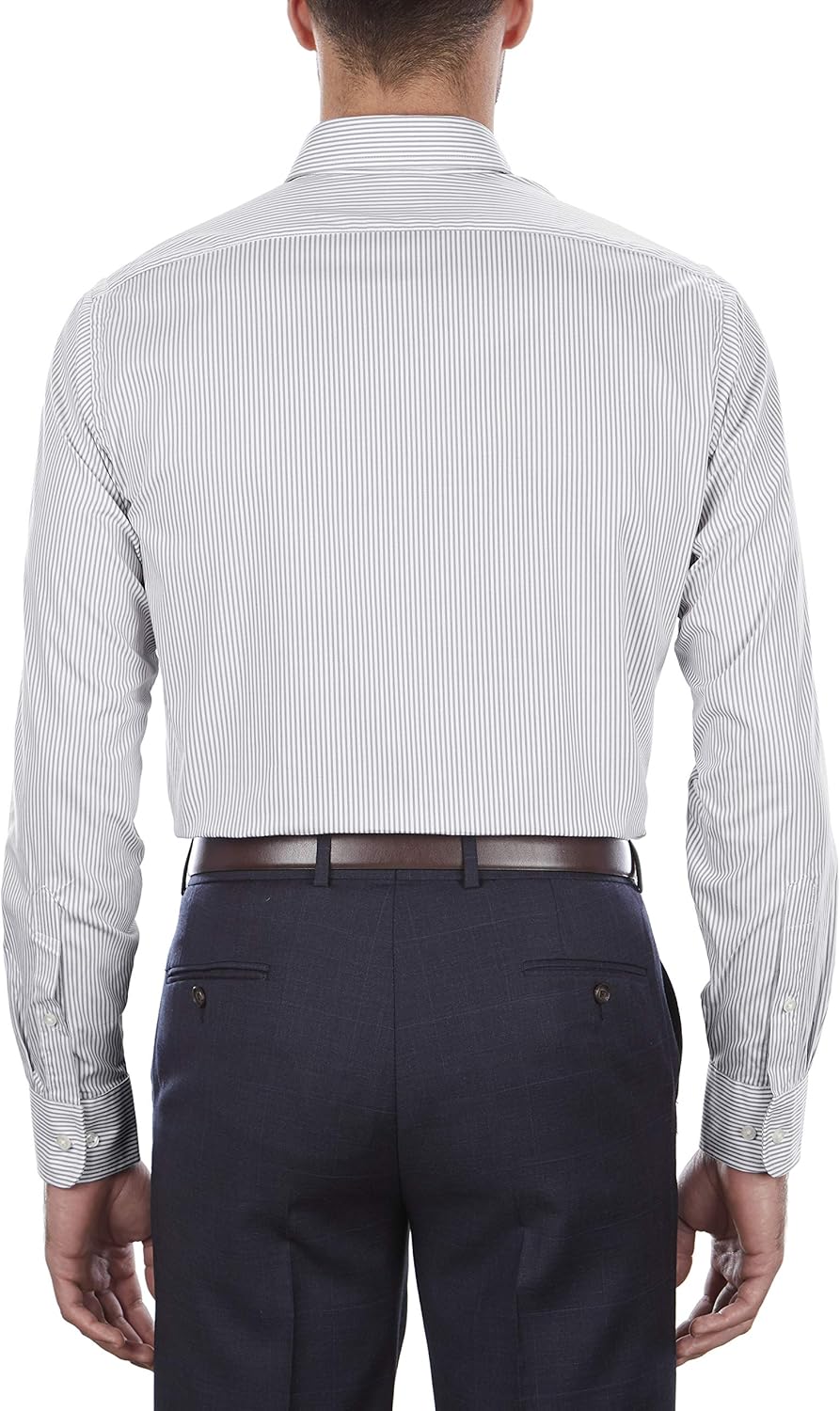 Van Heusen Men's Dress Shirt Regular Fit Pinpoint Stripe at  Men’s Clothing store: Dress Shirts
