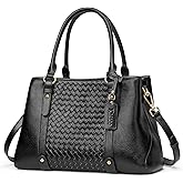 Kattee Women Soft Genuine Leather Satchel Bags Top Handle Crossbody Purses and Handbags Totes Shoulder Hobo