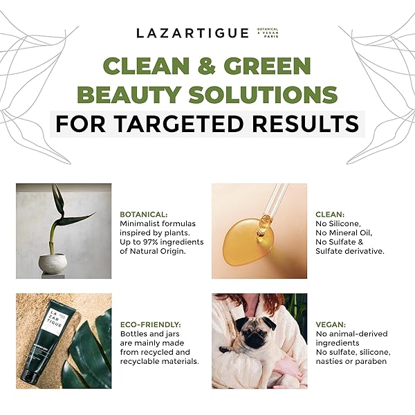 LAZARTIGUE NOURISH MASK – MOISTURIZING, CONDITIONING TREATMENT WITH COCONUT OIL AND SHEA BUTTER – NON-GREASY, EASY RINSE, SUPER CREAMY FORMULA – 100% VEGAN, SULFATE AND SILICONE FREE – 8.4 OZ
