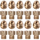 Ciuouient 2Set of Carburetor Main Jets Kit,(60-61-62-63-64-65-66-67-68-69) | Fit for Holley &amp; Holley Style Carburetors Including AED, Barry Grant,Quick Fuel, Demon,Avenger,1/4" - 32 UNF Fine Thread