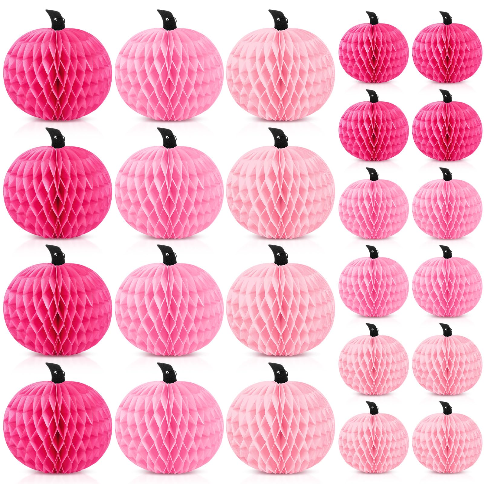 Photo 1 of ****Factory Seal****
Epakh Pcs Pumpkin Honeycomb Paper Halloween Table Centerpieces Pink 3D Tissue Paper Pumpkin Decoration 2 Sizes 3 Colors Halloween Thanksgiving Day Fall Home Party Decorations Supplies