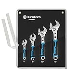 DURATECH 4-Piece Adjustable Wrench