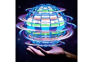 KIYTARBOO Flying Orb Ball, 2023 Upgraded Flying Ball Toys Boomerang Ball Hover Orb for Boys and Girls, Flying Orb Drones Magic Flying Ball Toys with 360°Rotating LED Indoor Outdoor Toy Drones Gift for Toys