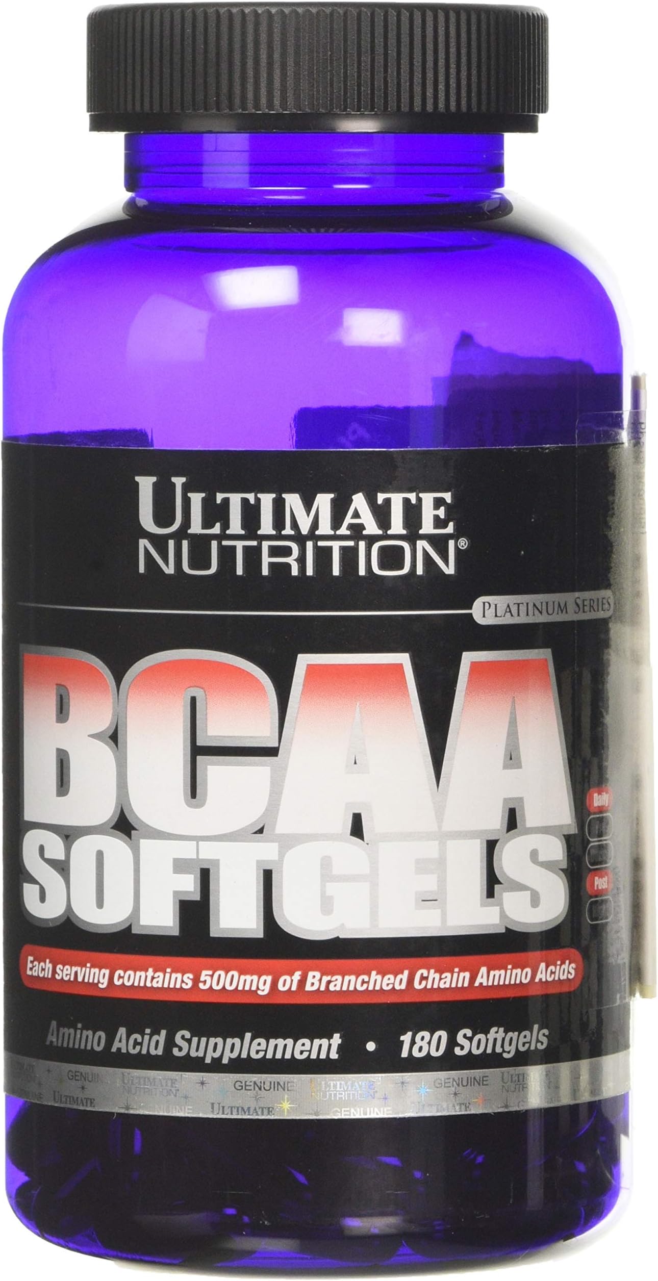 Ultimate Nutrition BCAA Softgels (180) Standard, 180 Capsules