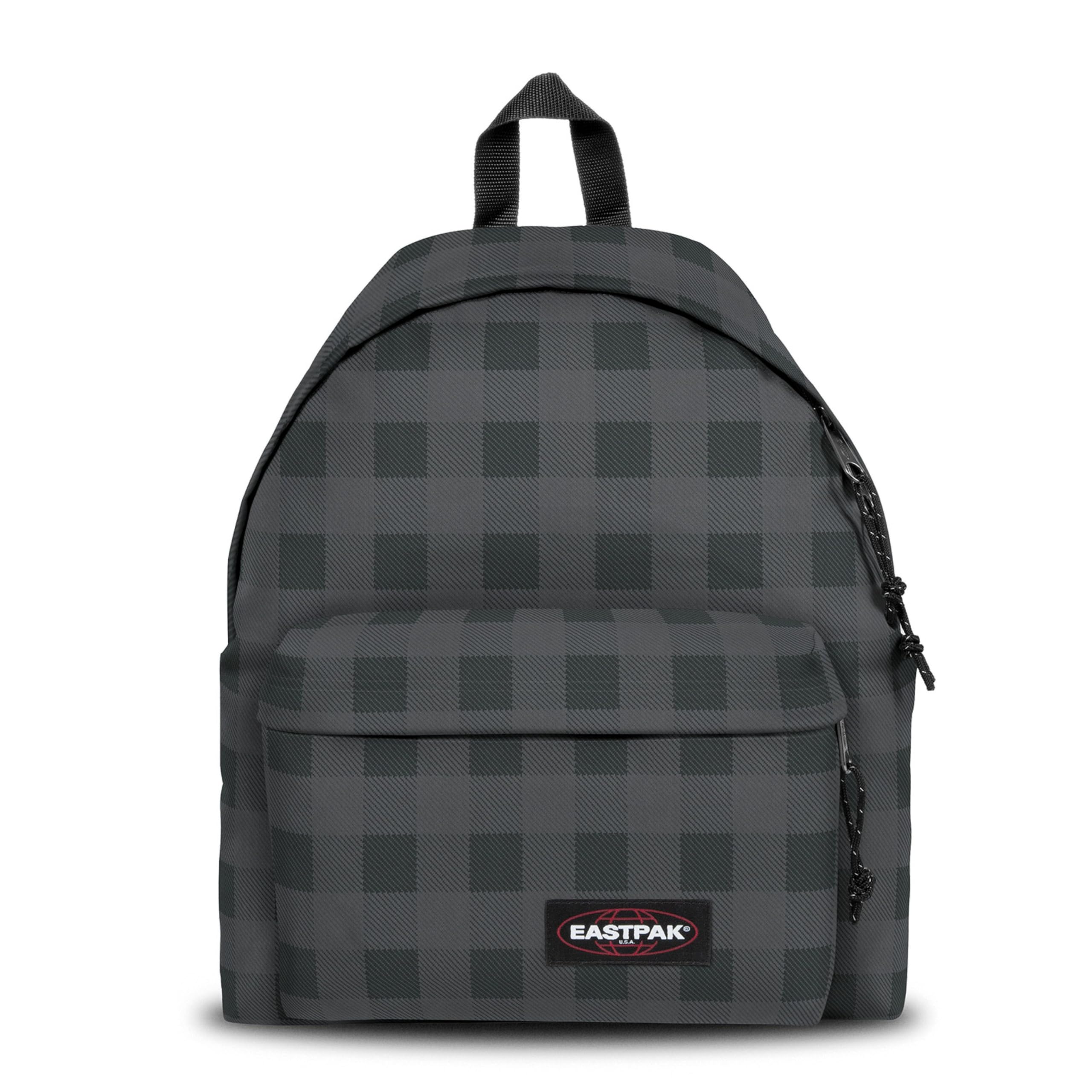 EASTPAK Padded Pak'R – 24L Iconic Backpack with Front Pocket, Water-Resistant Fabric, Vegan Materials & Adjustable Straps, Checker Dark Grey Image