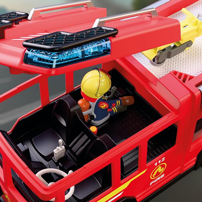 | City Action | Feuerwehr‑Rüstfahrzeug | Einsatzfahrzeug mit Licht & Sound, Löschkanone, Schaumgeschoss & umfangreicher Ausrüstung | Für Kinder ab 4 Jahren | 72193