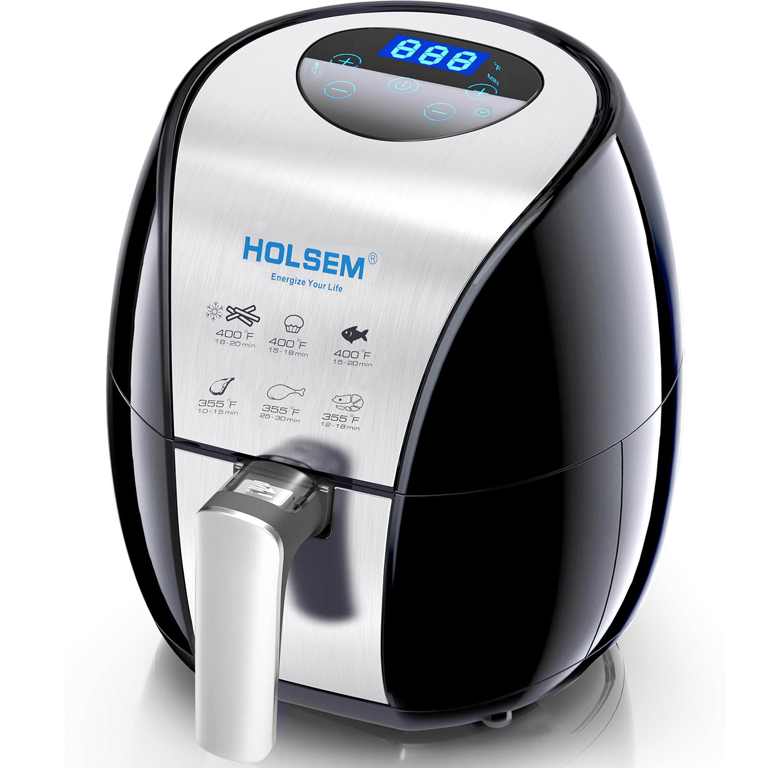 HOLSEM Digital Air Fryer with Rapid Air Circulation System, 3.4 QT