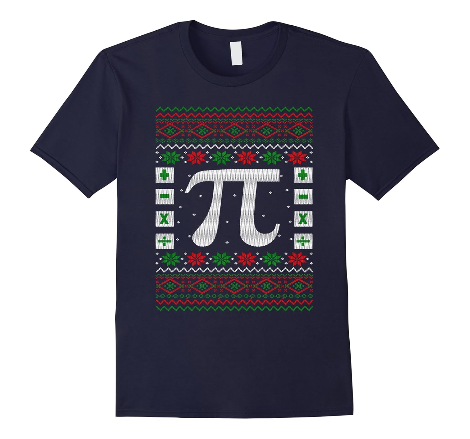 Math PI Christmas T-Shirt Funny PI Ugly Sweater Gift for Kid-ANZ