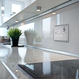 BG Electrical Nexus Metal Single Switched Power Socket 13A Brushed Steel NBS21W view 6
