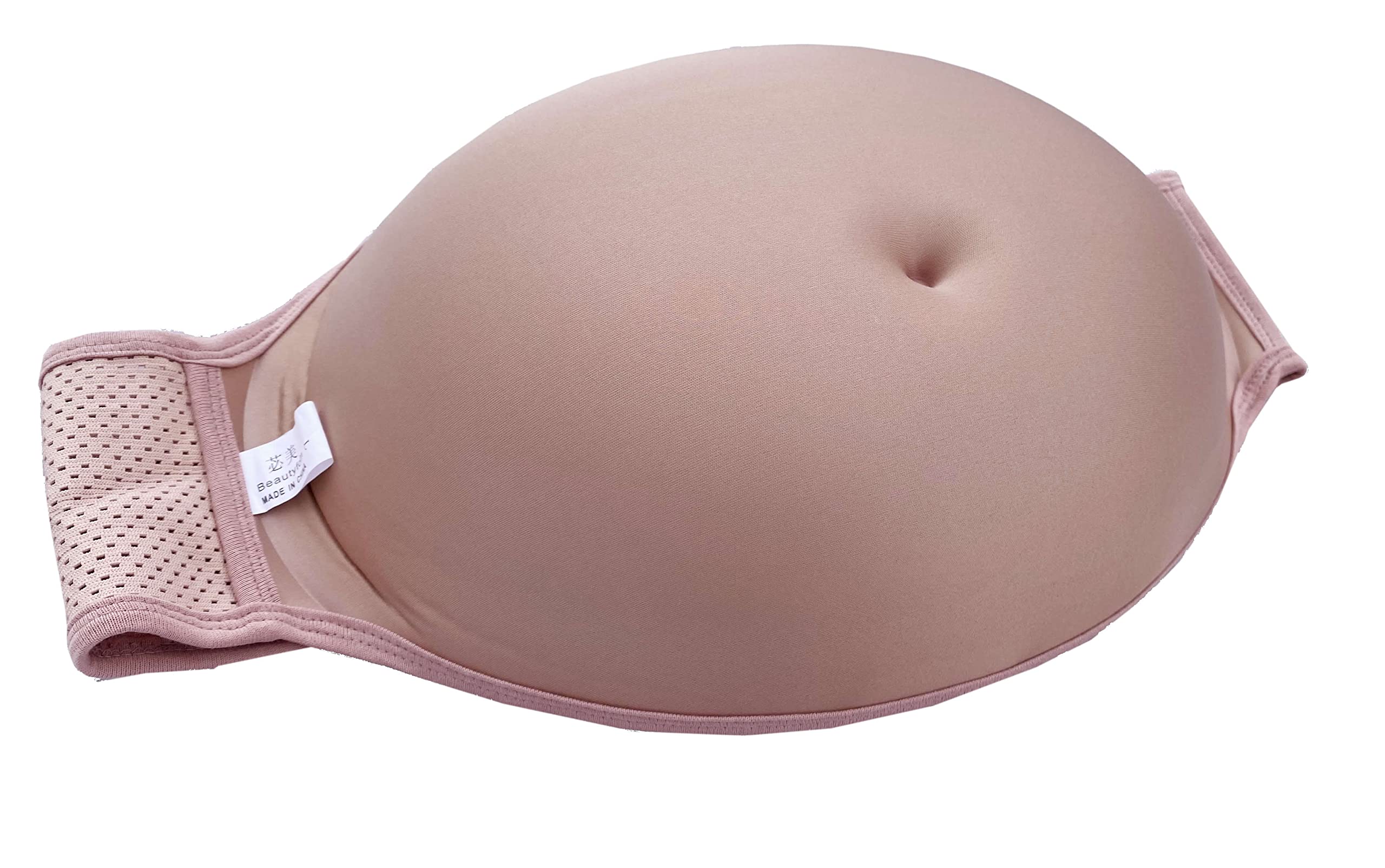 BIMEI Fake Pregnant Woman Belly Sponge Pregnant Belly Cosplay Belly Halloween Party Christmas Party (5-6mo)