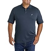 Nautica Mens Classic Fit Short Sleeve Solid Soft Cotton Polo Shirt