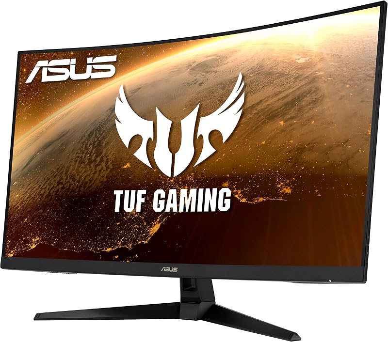 TUF Gaming VG328H1B - Ecran PC Gamer 31,5" FHD - Dalle VA incurvée 1500R - 16:9-165Hz - 1ms - 1920x1080-250cd/m² - HDMI & VGA- Haut-parleurs - AMD FreeSync - ELMB