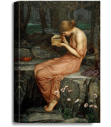 Amazon.com: ArtDirect Joseph-Désiré Court 15x18 Black Ornate Frame