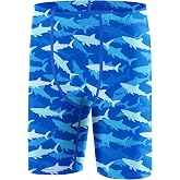 Roadbox Boys' Swim Jammers, Quick Dry Youth Competitive Swim Team Shorts | Kids Swimsuit, Bathing Athletic Trunks, Moisture-Wicking, Adjustable Drawstring, UPF 50+, Racing, Training, Pool, Beach