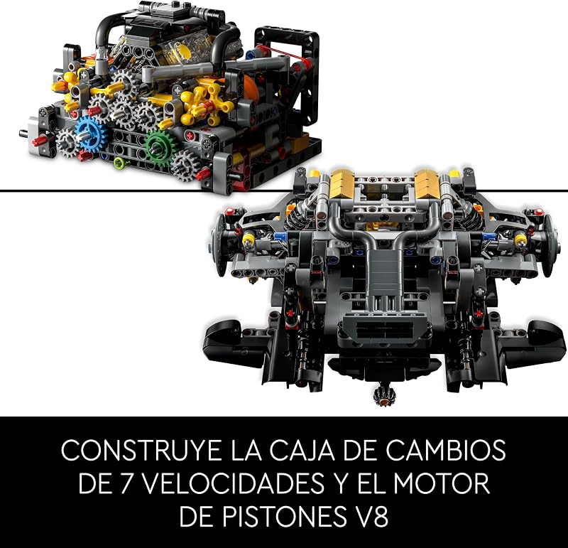 Technic McLaren P1 Maqueta de Coche a Escala para Adultos - Regalo para Padres - Hipercoche de Carreras - Kit de Maquetas - Decoración del Hogar y Estantería 42172 — foto 3 de 8