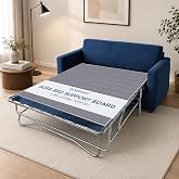 BlissBoard Sleeper Sofa Support Board, 64 x 54 in, Stays in Place | Folds with Most Sleeper Sofas, Targeted Center Support, Four-Strap Hold, Helps Reduce Sagging and Bar Pressurec