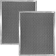 Amazinpure BPSF30 99010308 WB02X10707 compatible with GE and Broan QS WS NON-Ducted Thick Range Hood Charcoal Carbon Filters 10.8 X 13.3 X 0.09 inches