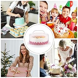 Cake Carrier with Lid and Handle, Multipurpose Cake