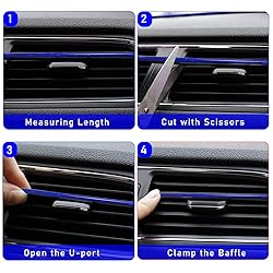 Kewucn 20 PCS Car Air Conditioner Vent Decorative