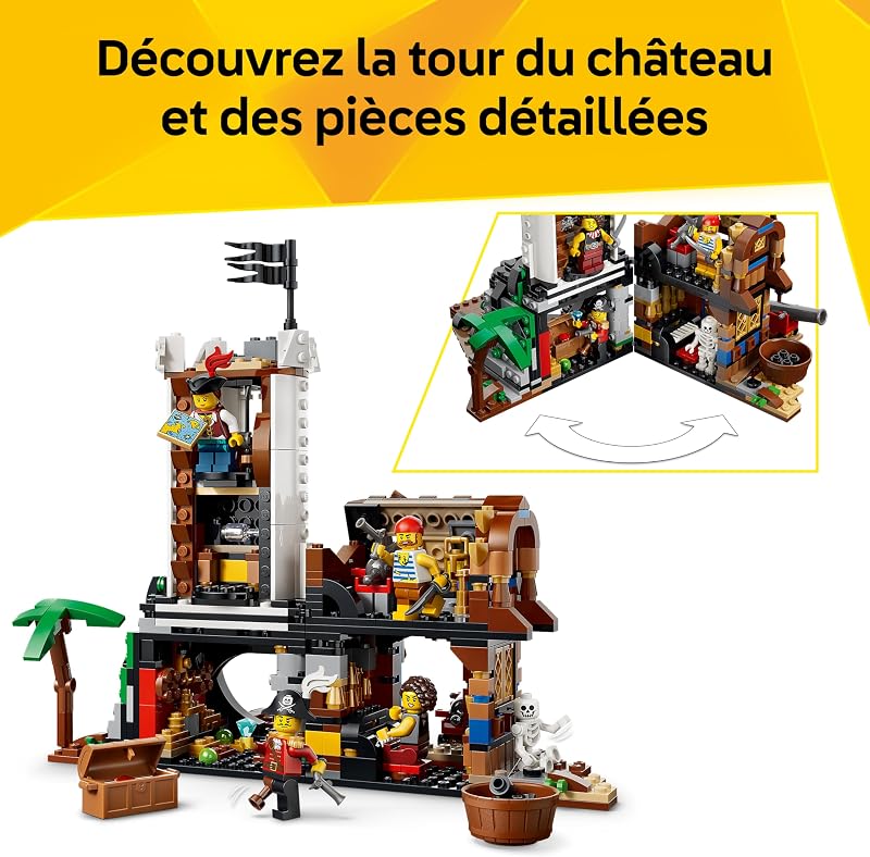 Creator 3-en-1 Bateau Pirate Mythique 31387