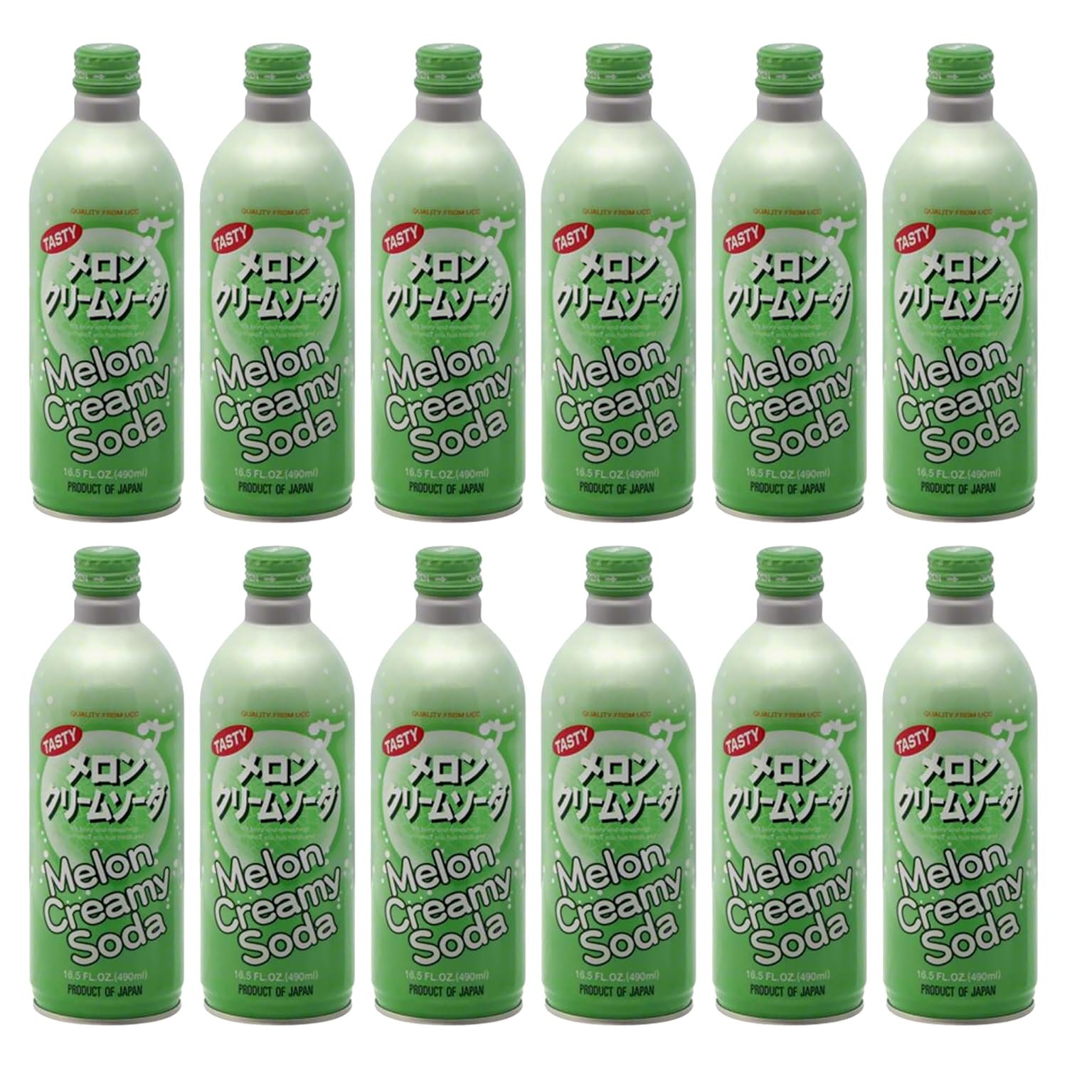 UCC Melon Creamy Soda 16.5 Oz (12 Pack) Grocery & Gourmet Food