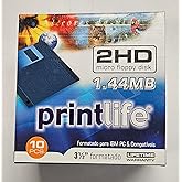 Generic Floppy Disks--New 10 Pack, 1.44MB. Floppy diskettes formatted in 2024!, Blue/black