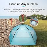 Active Era Luxury Beach Tent 3-4 Person Sun Shelter UPF 50+ Easy Pitch view 3