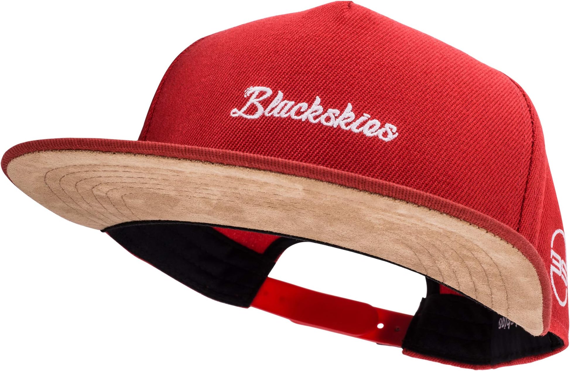 Blackskies Snapback Hat | Men Women Premium Baseball Cap Dad 5-Panel Strapback Hip Hop Urban Flannel Suede Wool OneSize