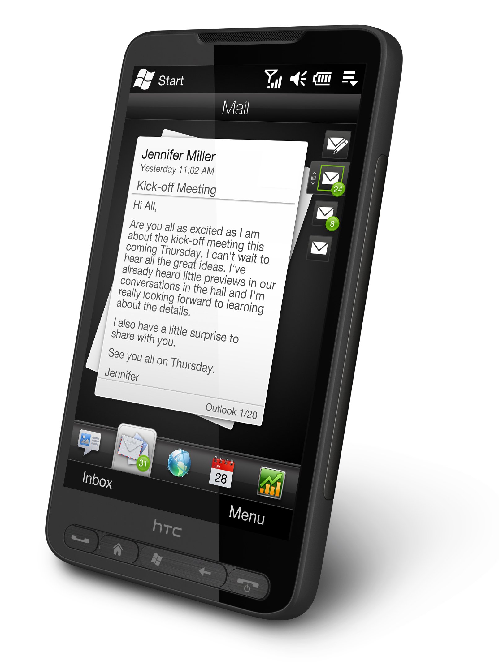 HTC HD2 T8585 Unlocked Phone with Touch Screen, 5MP Camera, GPS, Wi-Fi and Windows Mobile 6.5 Profes