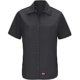 Red Kap Womens Short Sleeve Work Shirt with Mimix