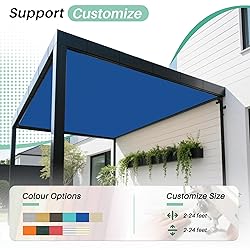 SunnyRoyal 17'x36' Sun Shade Sail Straight Edge