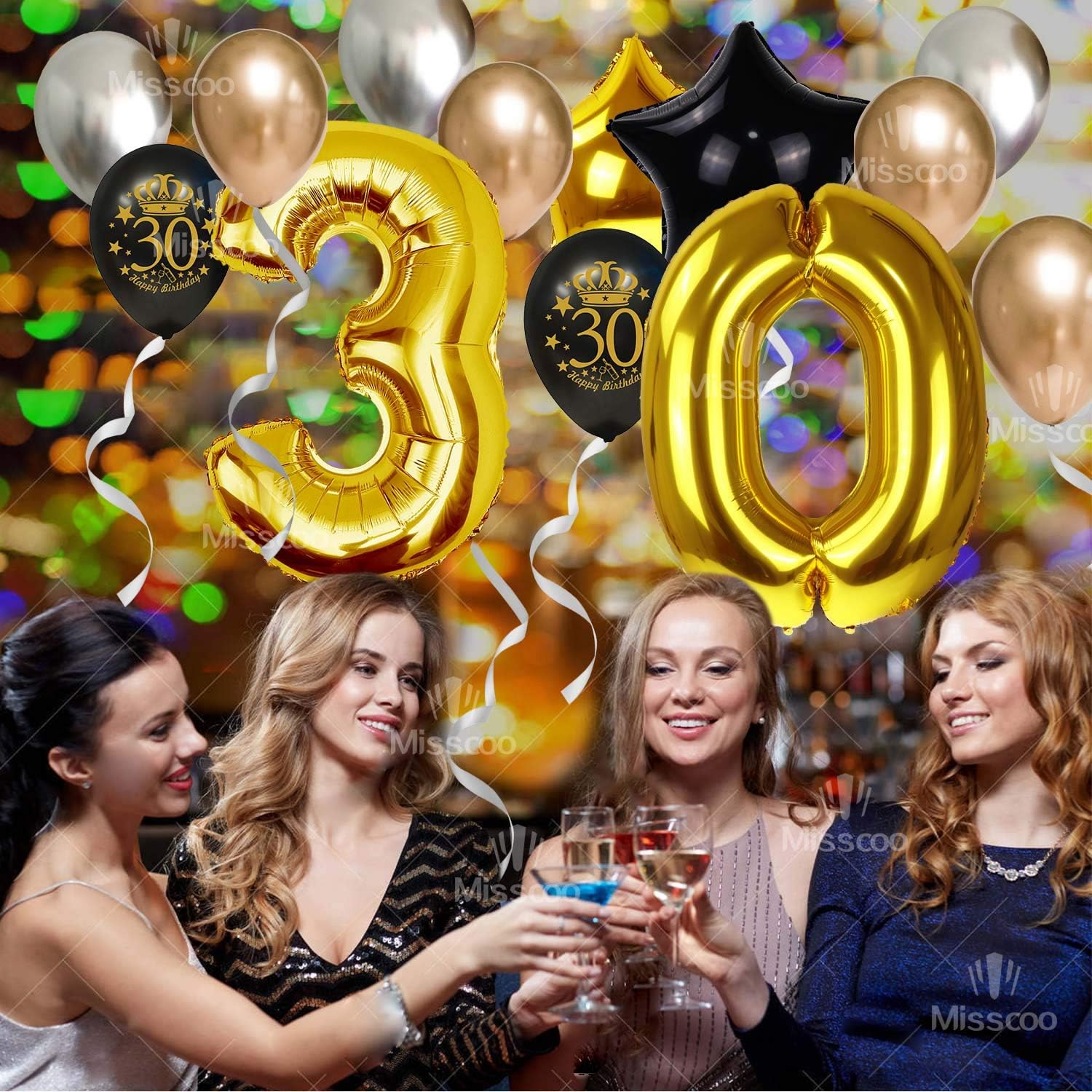 Amazon Com 30th Birthday Decorations For Men Party Supplies Dirty Thirty Him Decor Kit Toys Games