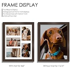 DUENPY 11x14 Collage Picture Frame, 4x6 Collage