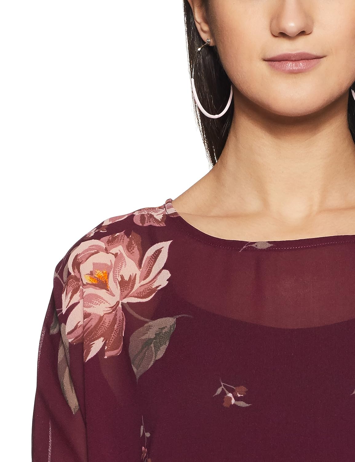 styleville.in women's floral regular fit top