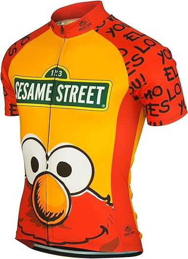 sesame street cycling jersey