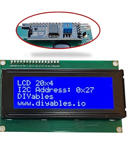 I2C LCD Adapter Module For 1602 2004 LCD (Arduino Compatible